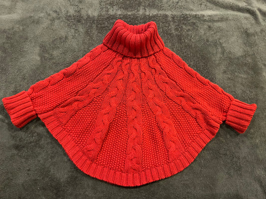 Carters Sweater Poncho Girls 2T