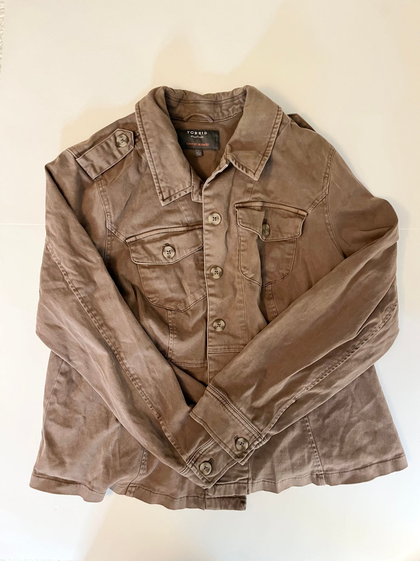 Torrid Size 2 Brown Jacket