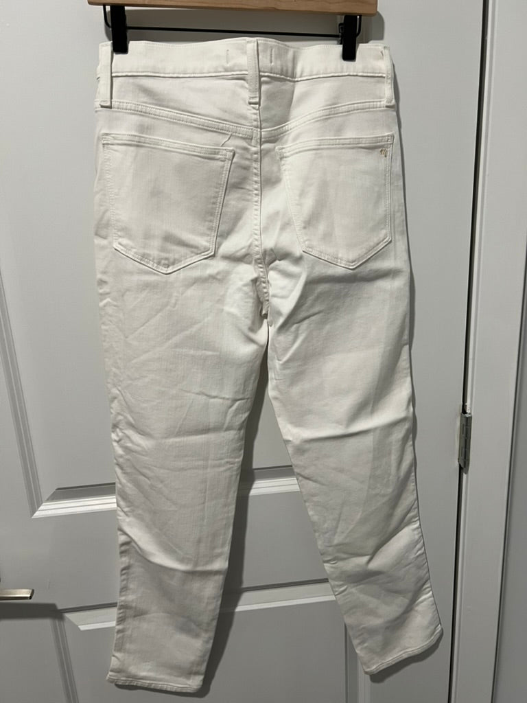 Seller #76 - Madewell Stovepipe High Rise Jeans - White - NWT - Size W 28