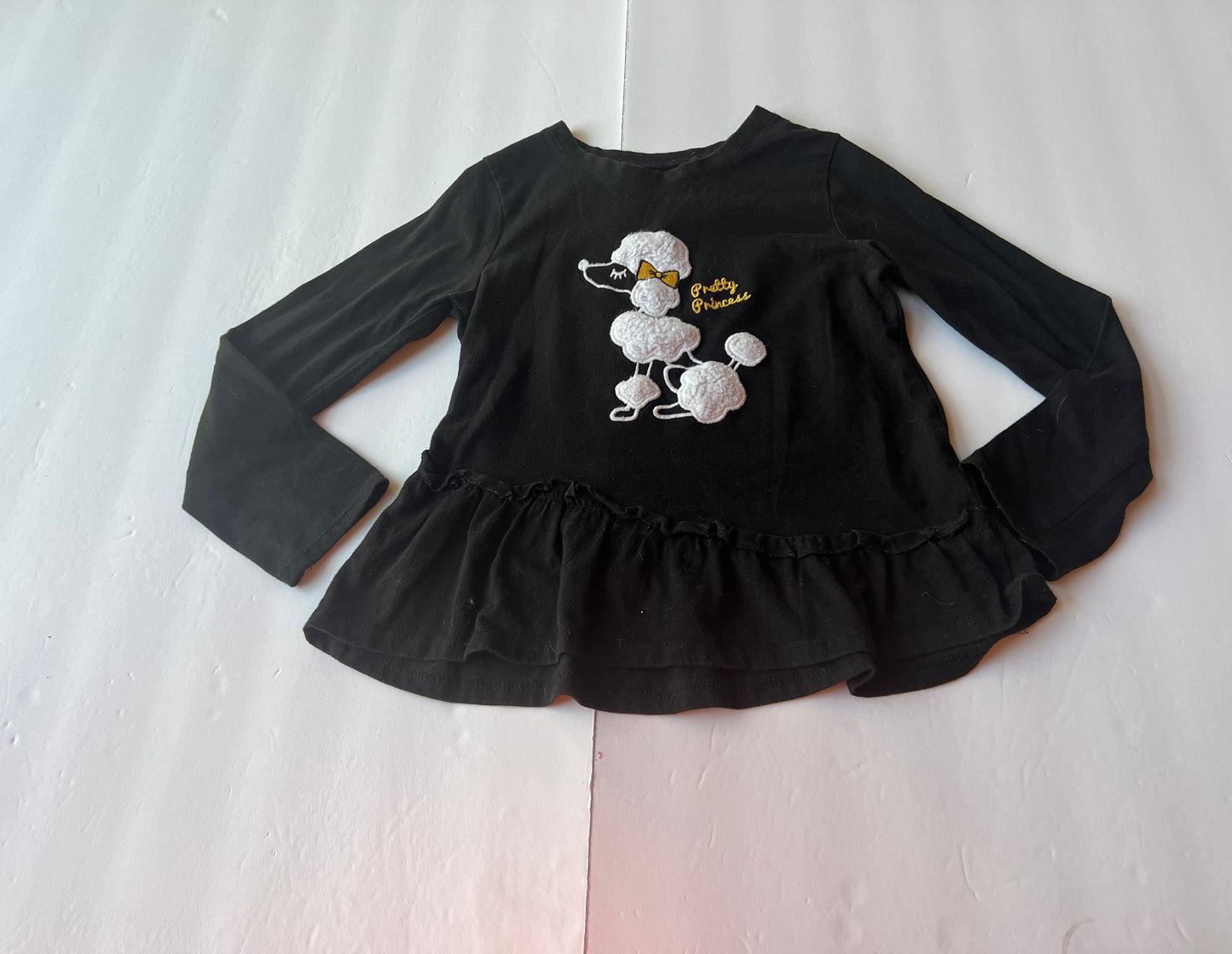 #180 Girls 4 Set of 2 Dog Themed Long Sleeves