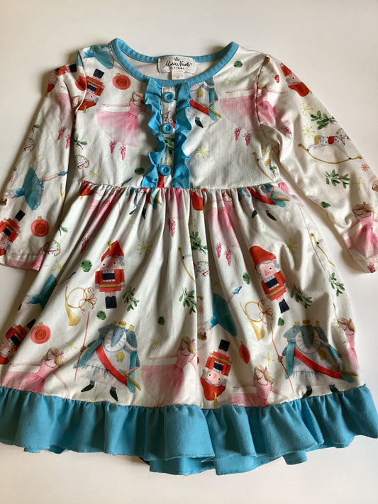 #129 4T Boutique Nutcracker Dress