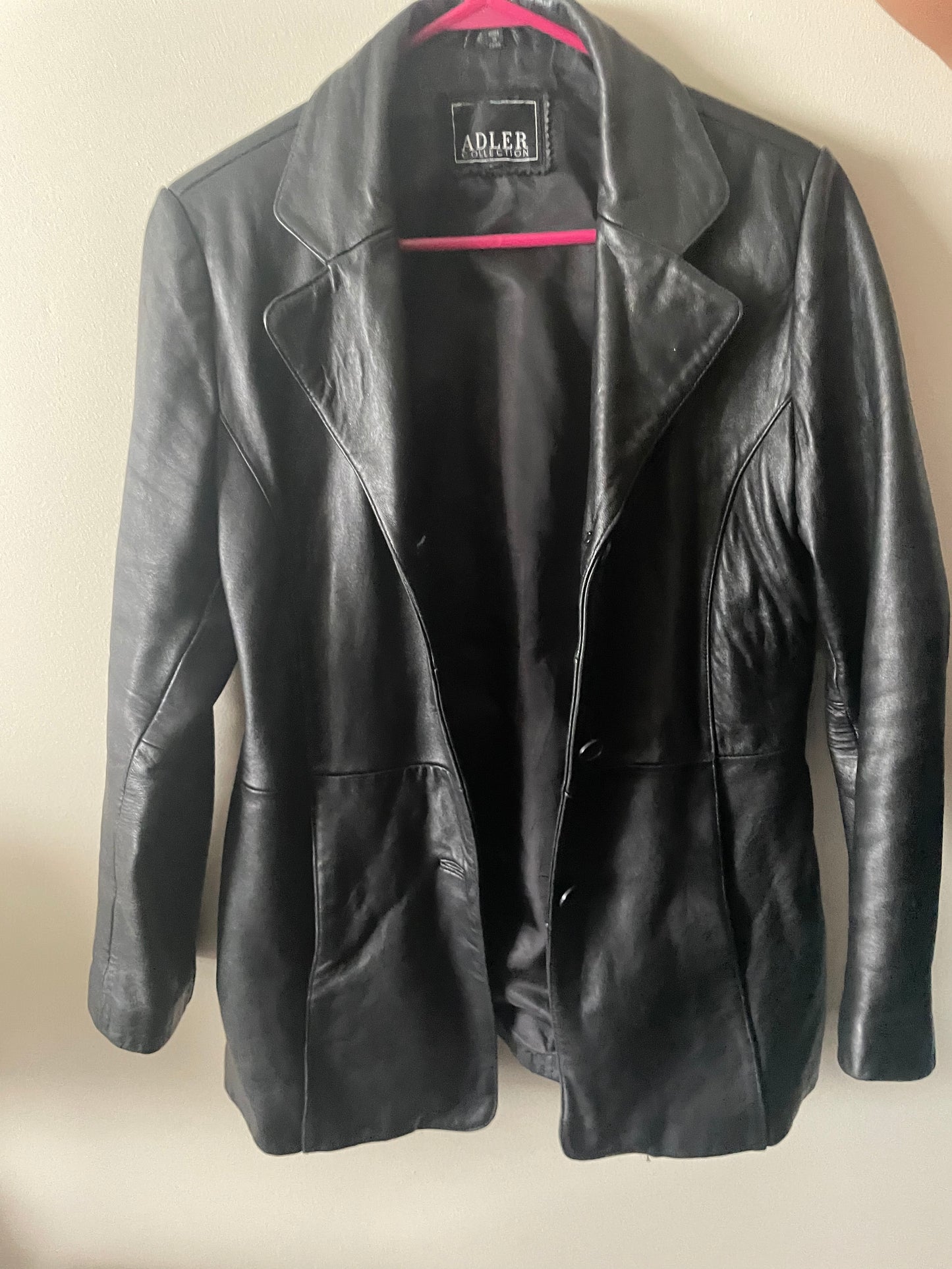 Large women’s leather jacket