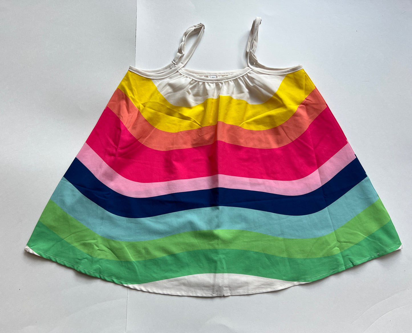 Girls 90 (2T) Boutique Rainbow Twirl Dress