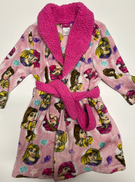 #129 Disney Princess Robe 4T Runs Small
