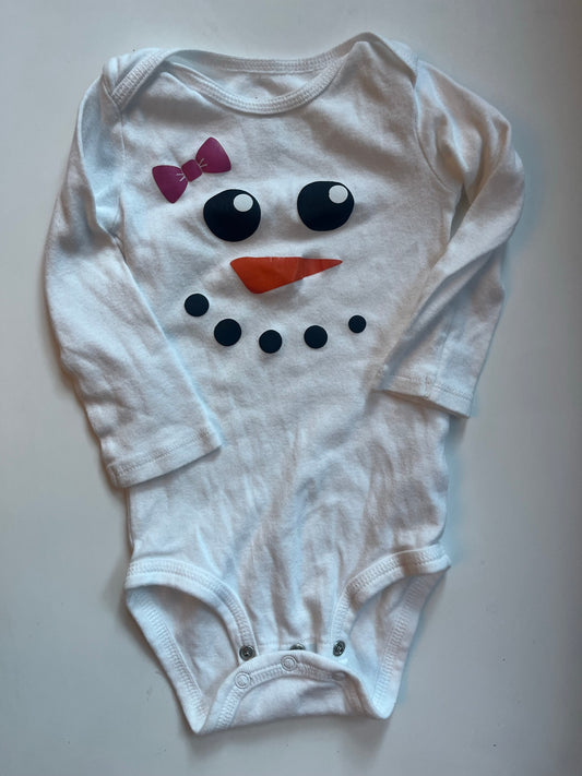 Seller #20 snowman onesie size 12 mo