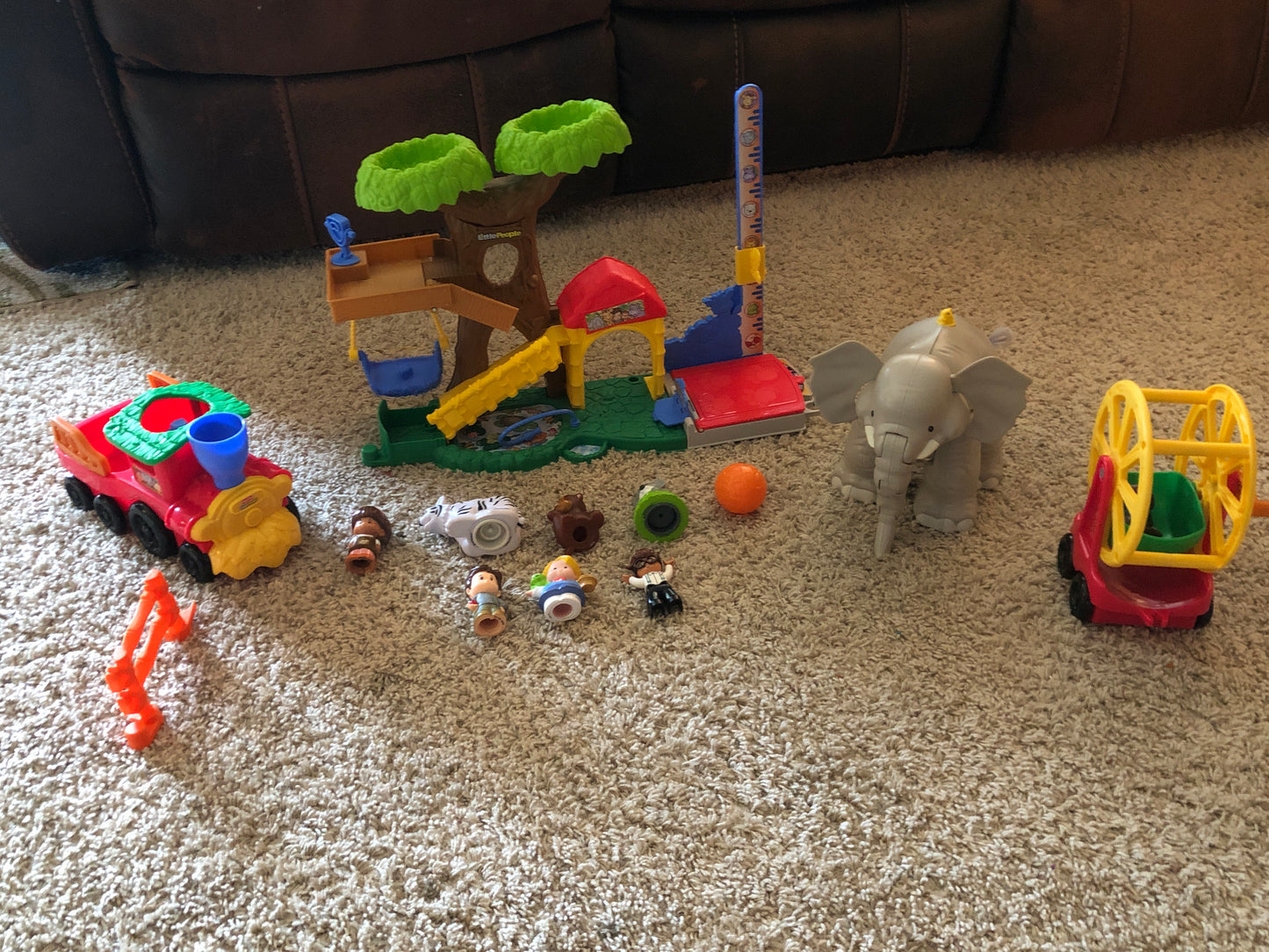REDUCED PRICE Little people carnival and zoo toy.