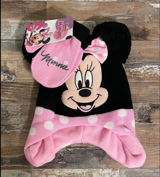 New 2T-3T Disney Minnie winter hat and mitten set (2T-3T)