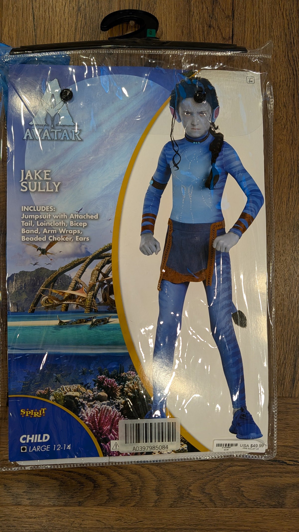 #3 Jake Sully Avatar costume, size L