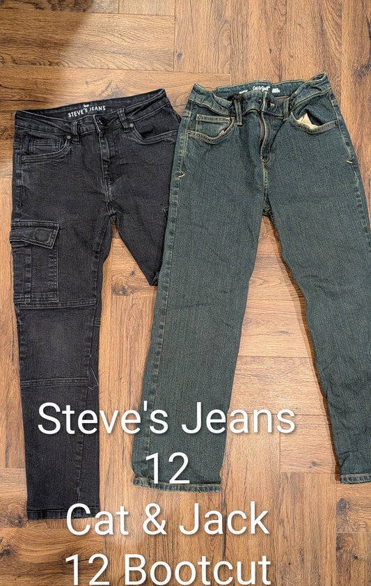 #3 REDUCED PRICE!  Steve's and Cat & Jack jeans, size 12