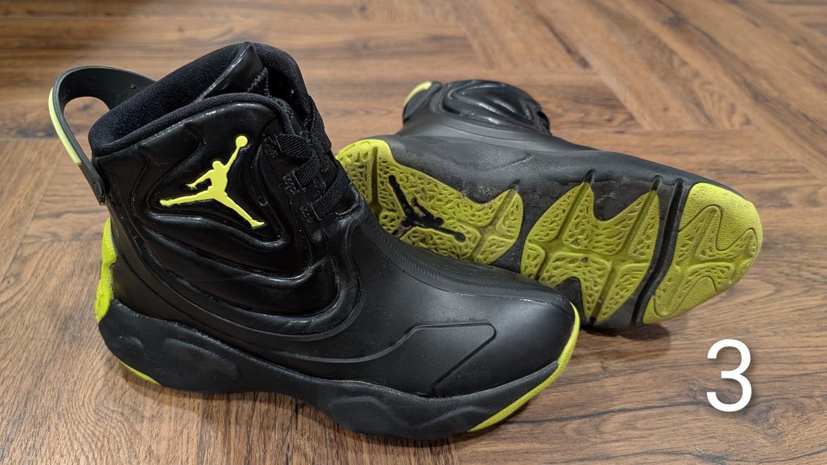 #3 Jordan rain boots, size 3