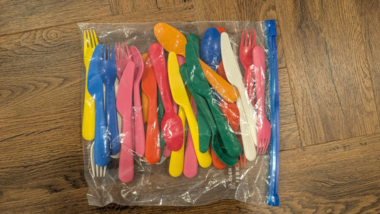 #3 Assortment of plastic utensils