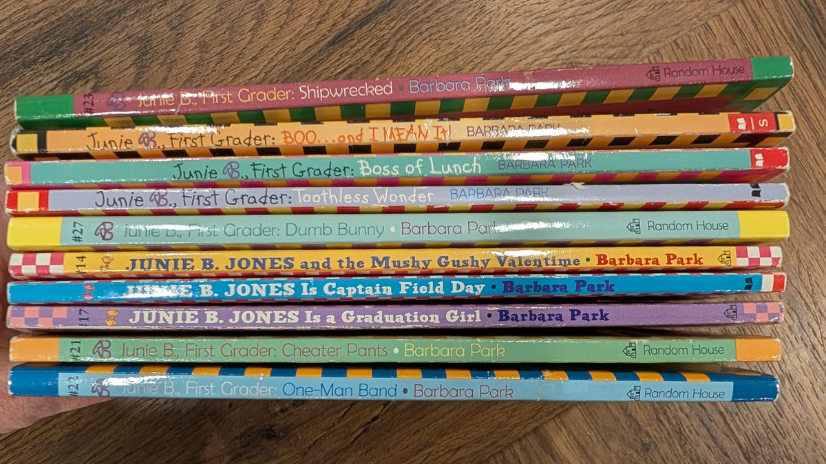 #3 Junie B Jones & Junie B Firstgrader books, set of 10