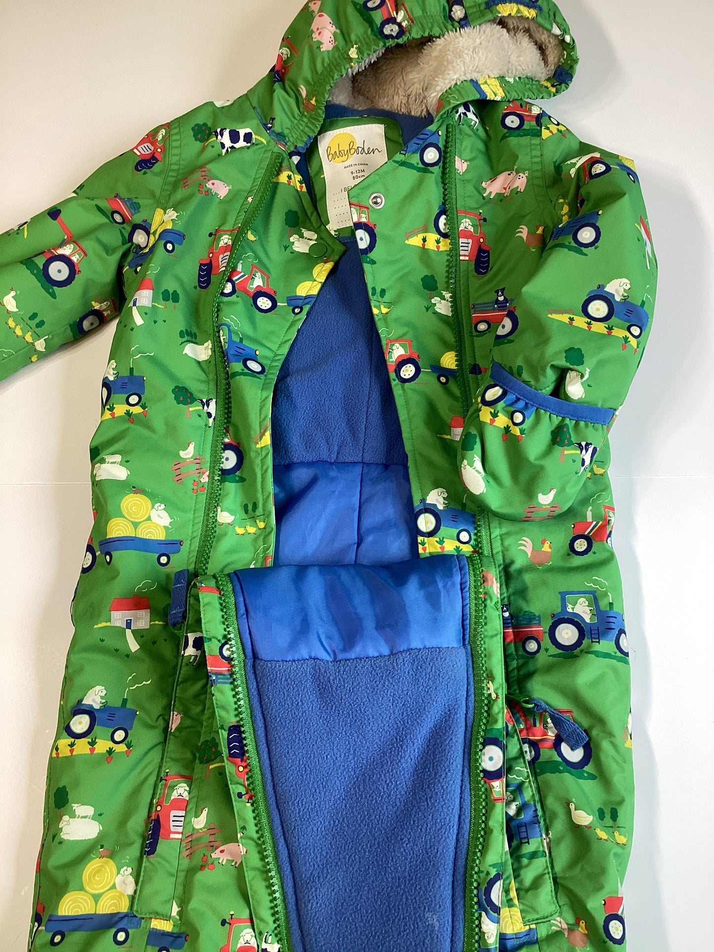 #129 REDUCED 9-12m Baby Boden Snow Suit