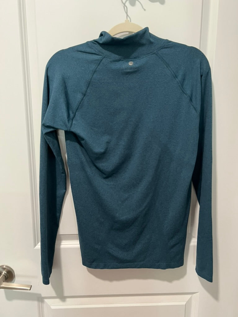 Seller #76 - CALIA Women's Seamless Long Sleeve Quarter Zip Star Blue Size Large NWT