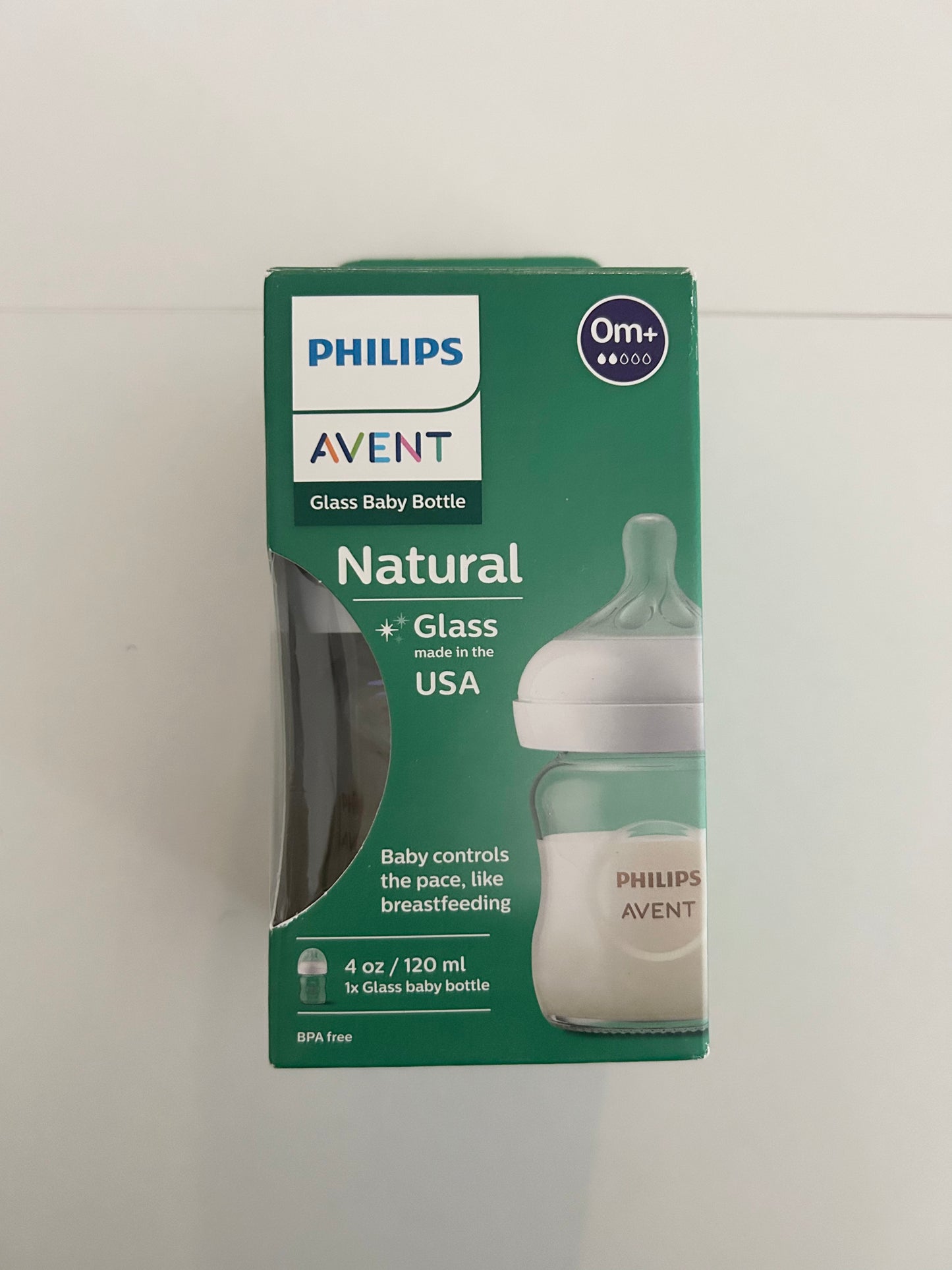 Avent | Glass Baby Bottle | 0+ months