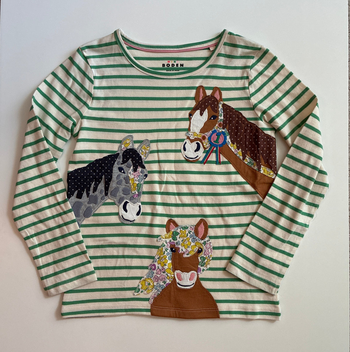 Seller 76 Mini Boden Horse Top Size 7/8