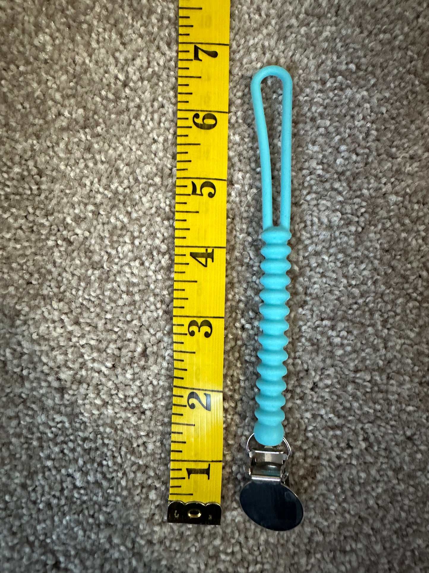 multi-color pacifier clips