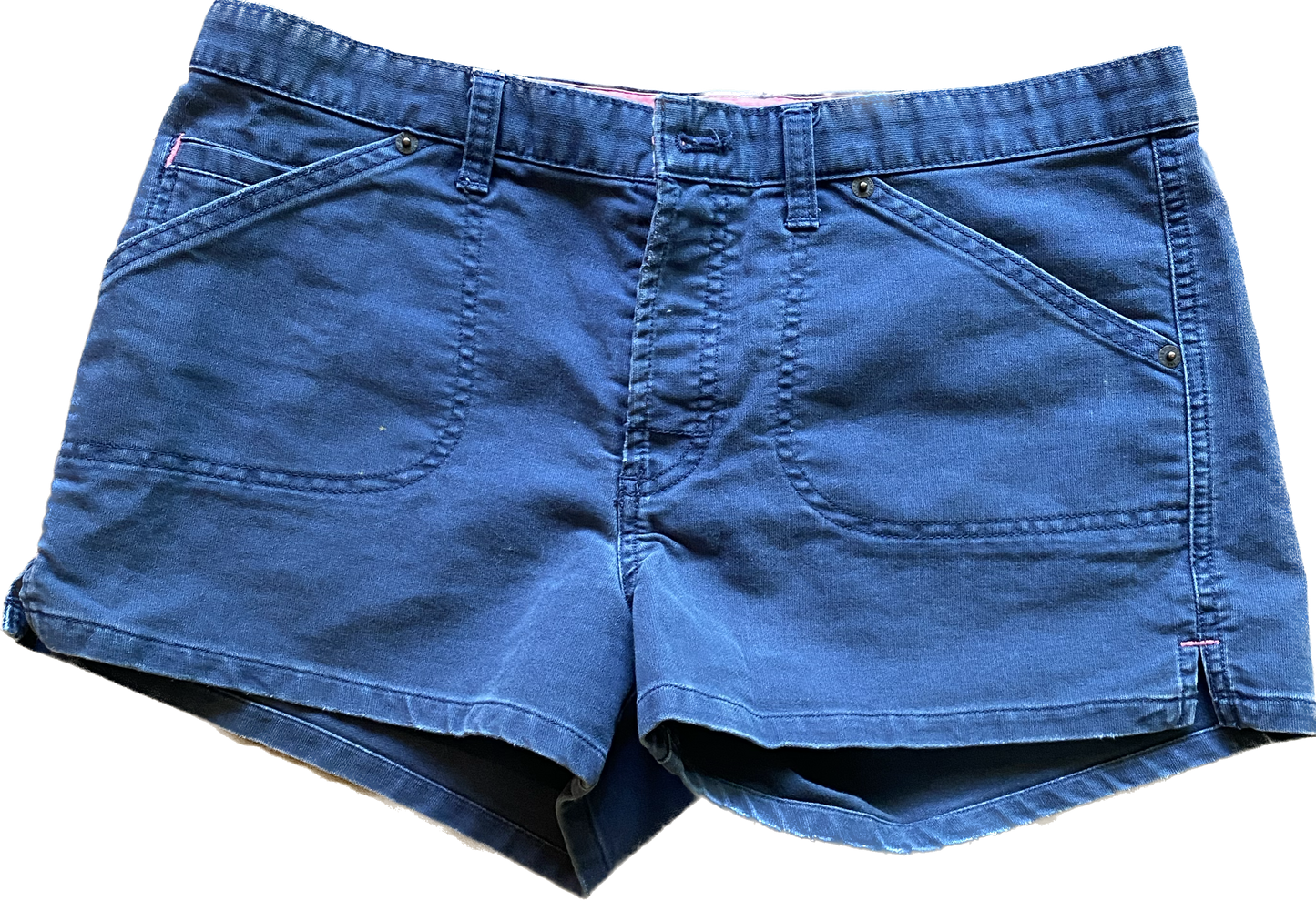 Size 10 Women’s Abercrombie button fly shorts, navy