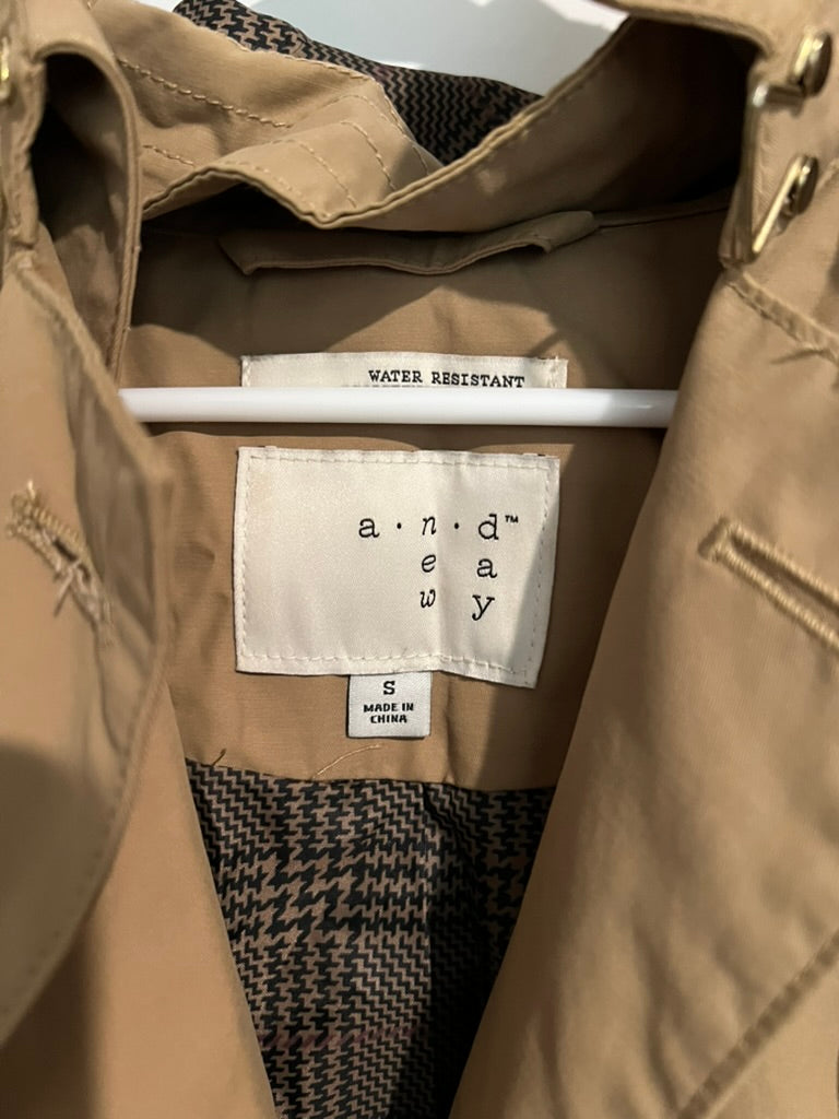 Seller #76 - A New Day Trench Coat - Women's Size S
