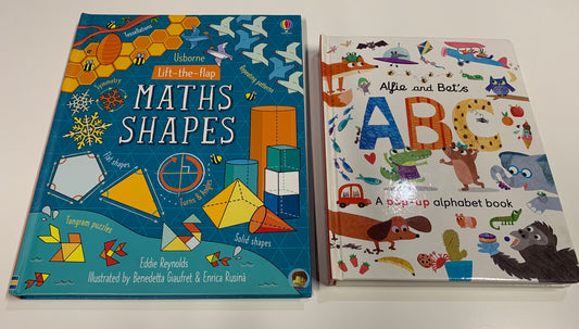 Seller 122 Usbourne Shapes & Letters Books