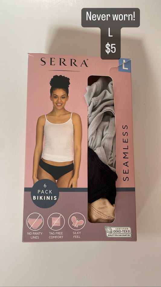 Serra seamless L bikini cut panties 6 pk