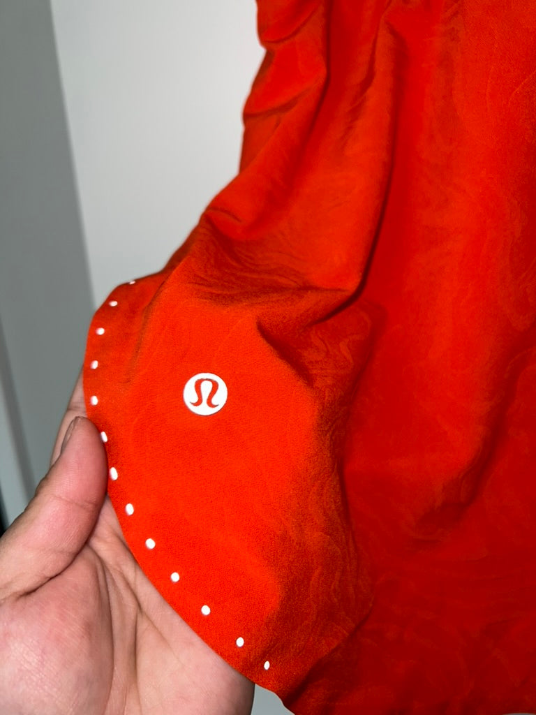 Seller #76 - Women's Lululemon Fast Free High Rise Short 2" Airflow ISEO/SLRO Orange Sz 10