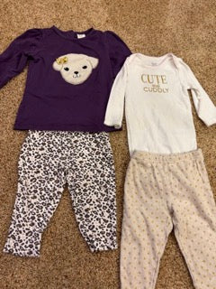 #47 girls 9mo outfits, h&m and carters