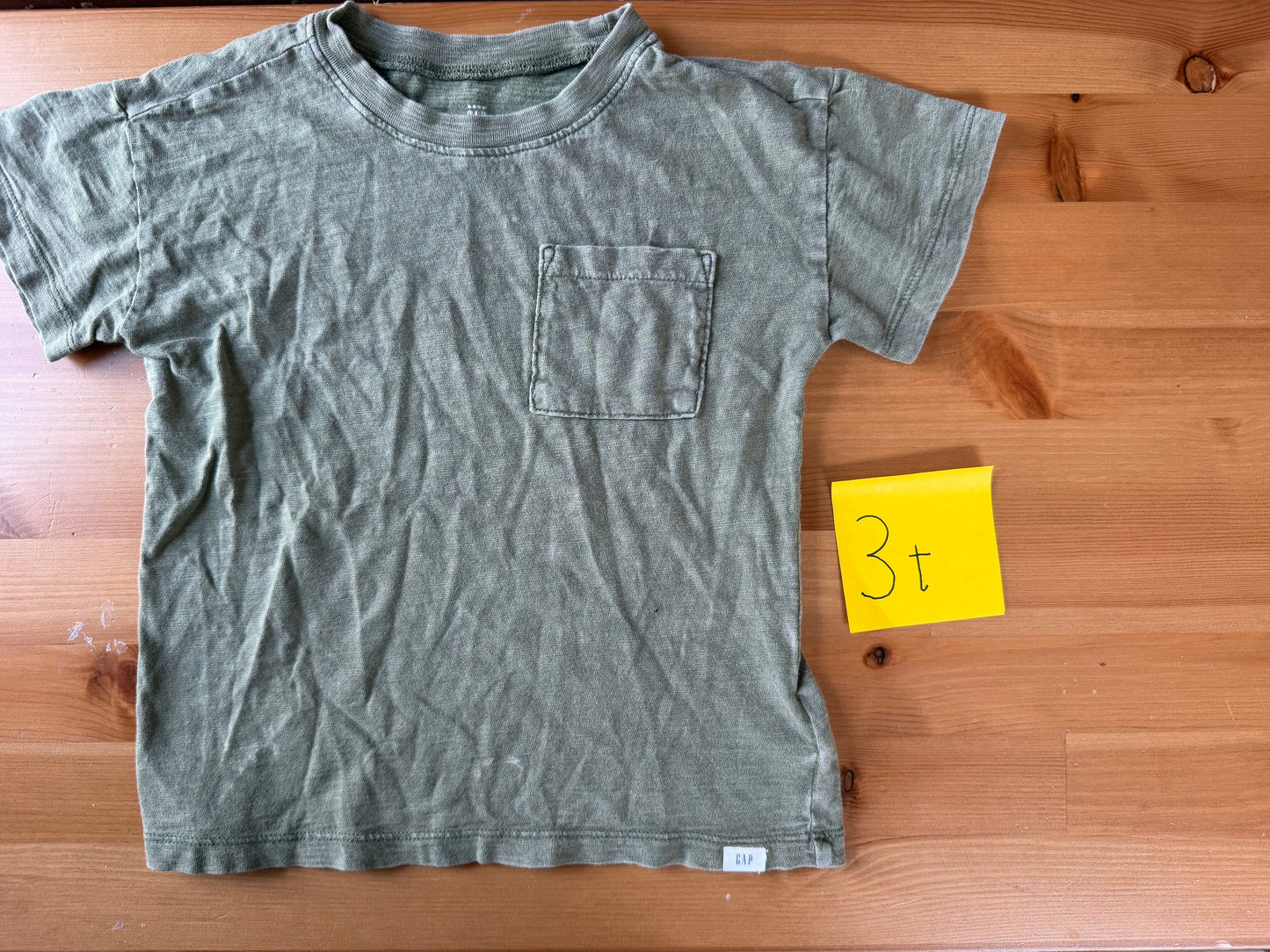 Seller #94 Boys 3t T shirt Bundle H&M, Gap Green