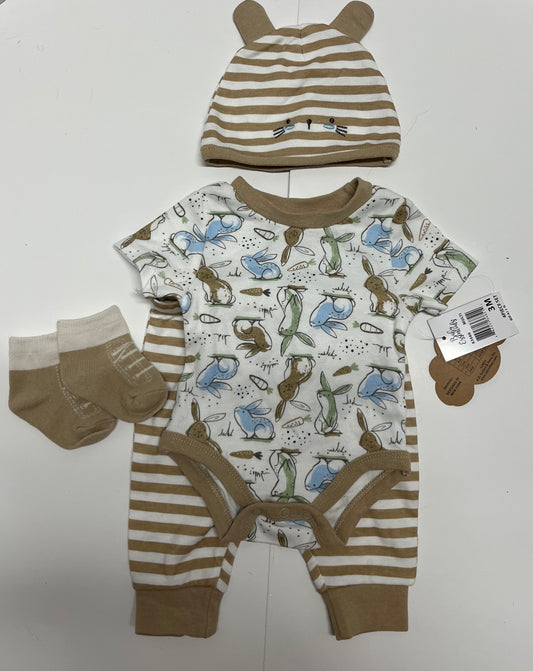 #129 3m Baby Bunny Outfit NWT