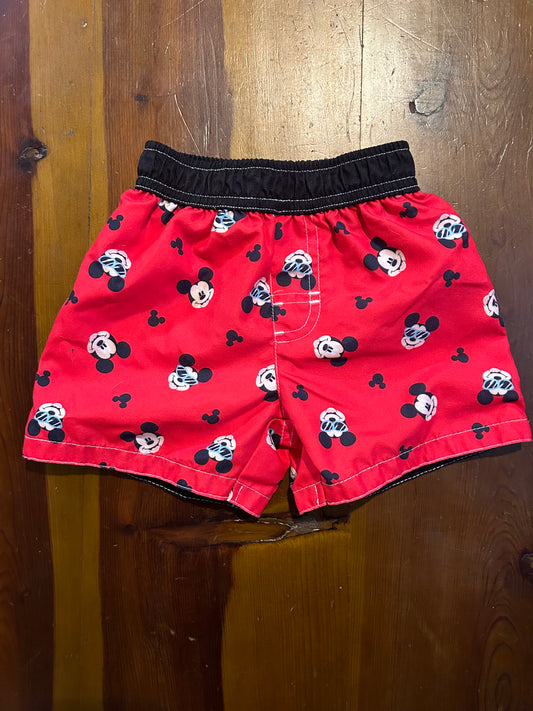 Mickey Mouse Disney Swim Trunks Boy 6-9m