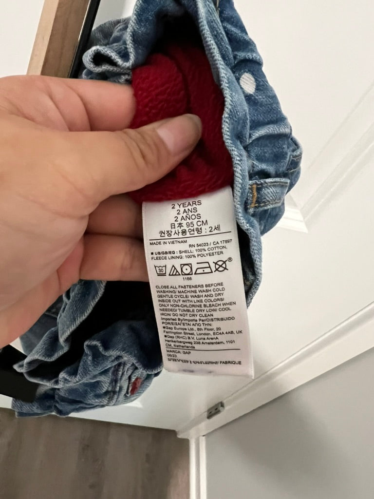 Seller #76 - babyGap | Disney Minnie Mouse Just Like Mom Fleece-Lined Jeans - Size 2 Years