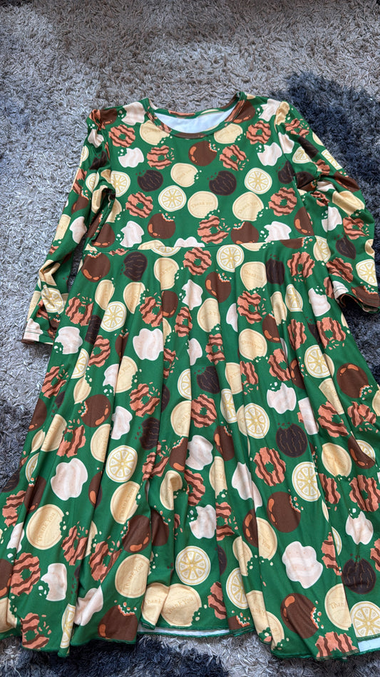 #74-GS Cookie Dress- runs larger(14) XL