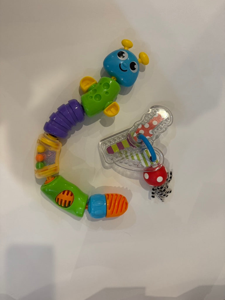 Seller # 142 Fisher Price Snap-Lock Caterpillar & Play Keys
