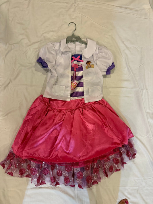 179 Disney Doc McStuffin Dress, headband & Stethoscope