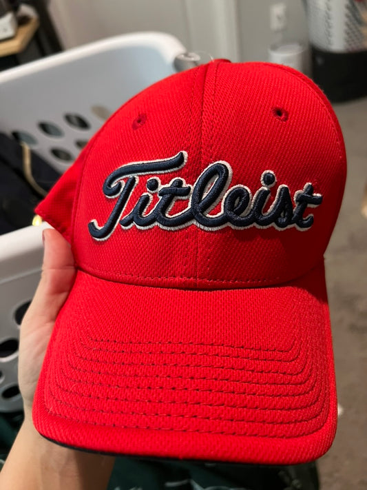 Seller #76 - Titleist Golf Hat- Red