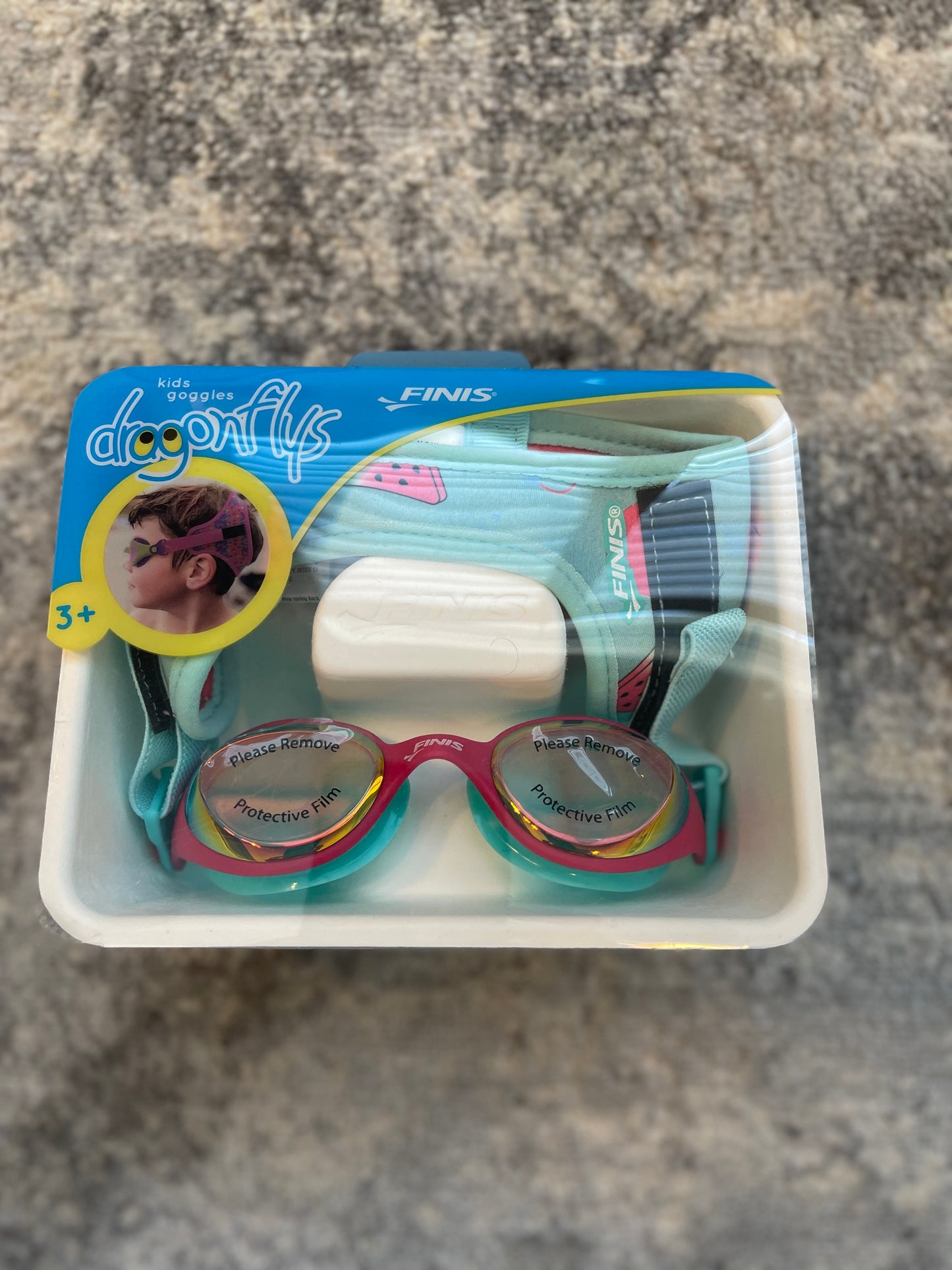 Finis DragonFly Watermelon Print Kids Swim Goggles- PPU Montgomery