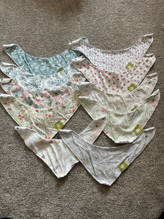 Kea Babies | bandana bib bundle (10) | girl | 0-36 months | PPU Anderson