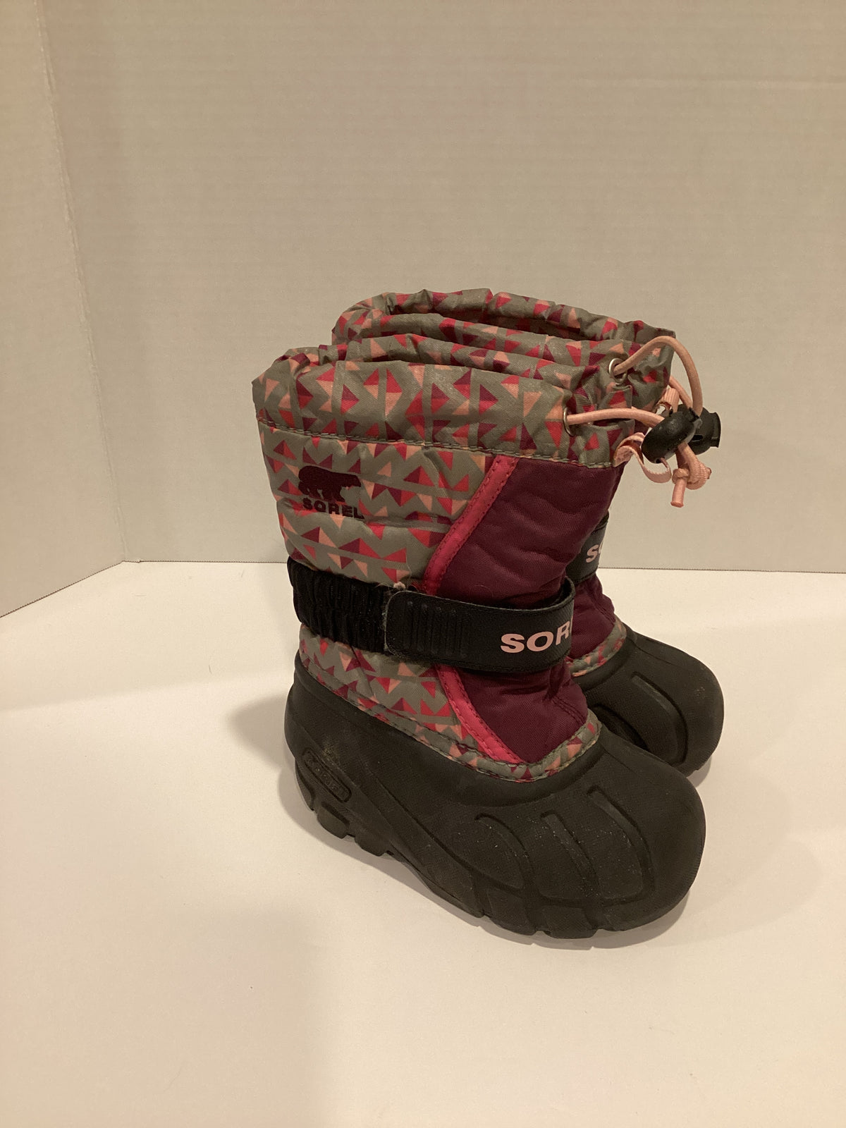#70 Sorrel Girls 7 Toddler Snow Boots See Description