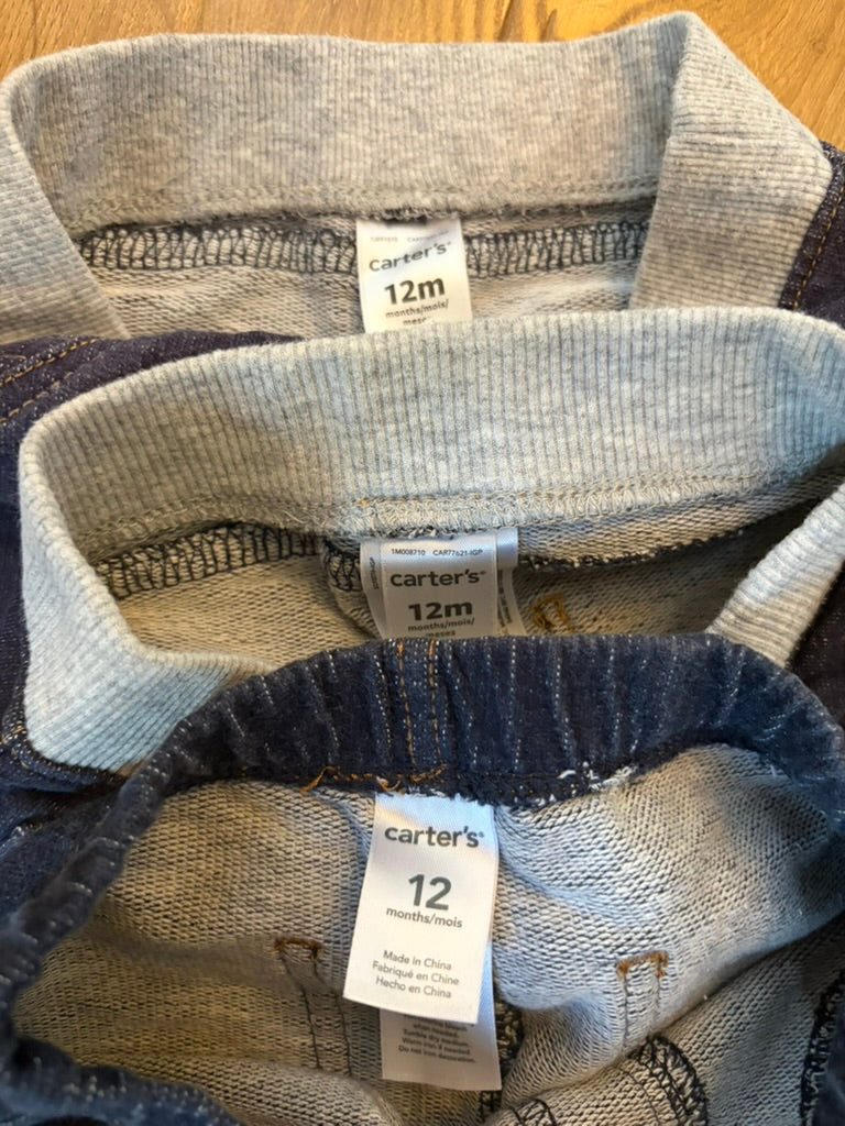 #6 - Carters Boys Jeans (3 pairs) - 12 months