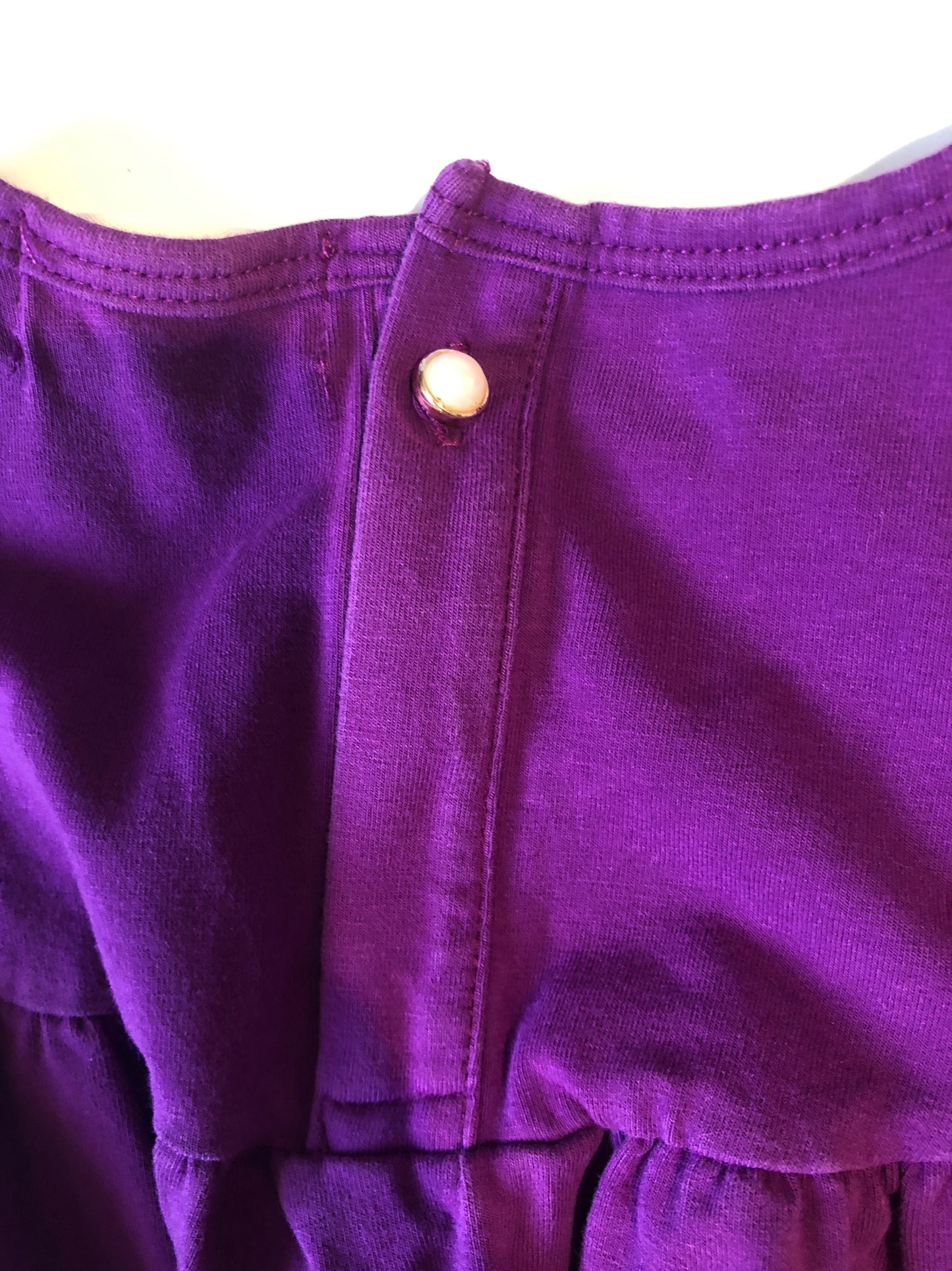 12-18 month girls Hanna shorts and purple boutique shirt set