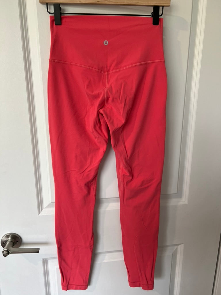 Seller #76 - Lululemon Align HR High-Rise Pant 28" - Pale Raspberry Double Lined - Size 6