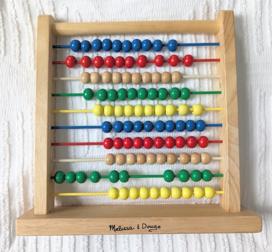 #164- Melissa & Doug Wooden Abacus - GUC