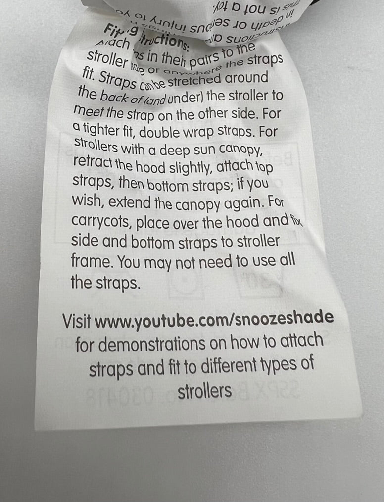 Seller #76 - Orignal SnoozeShade Plus Deluxe - Single Prams + Buggie - Gray