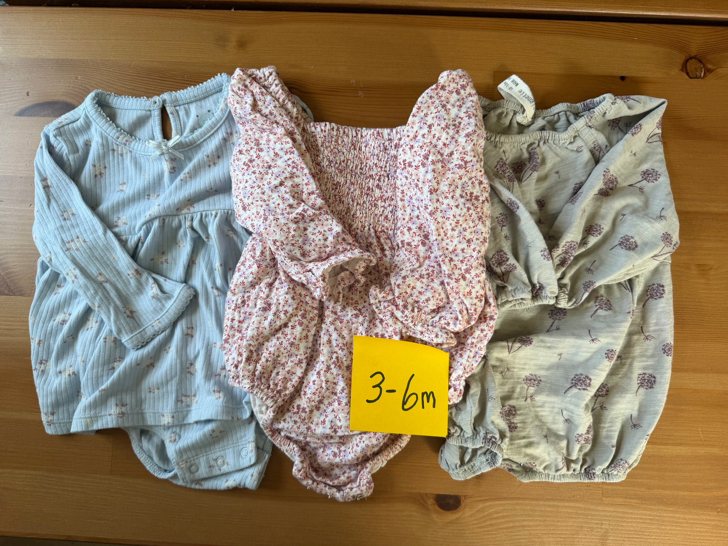 Seller #94 Babygirl 3-6M Bubble Romper bundle