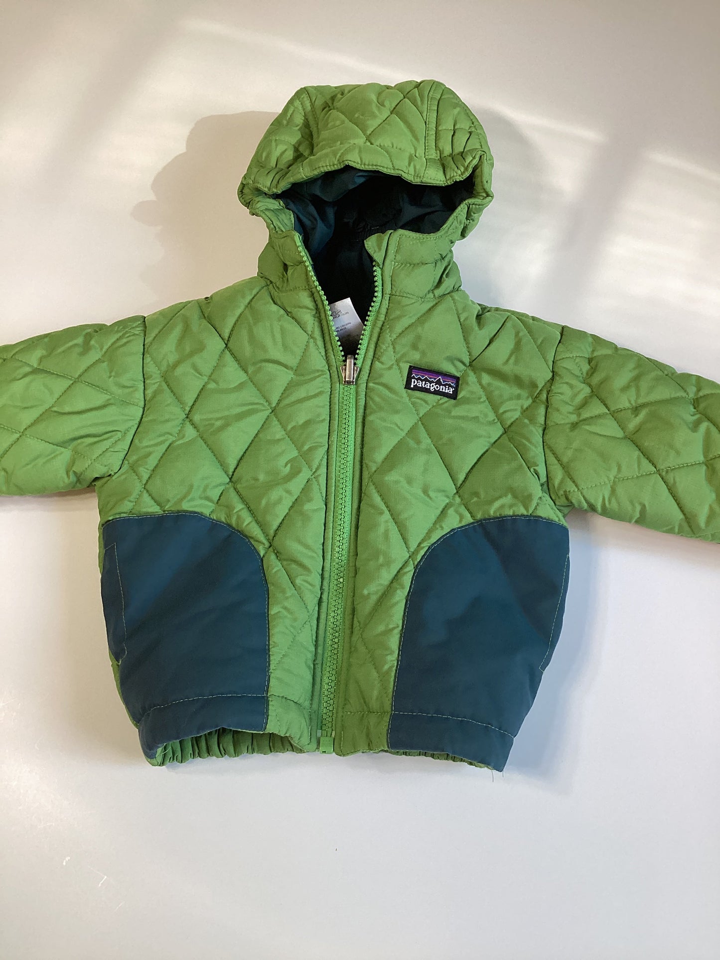 #129 REDUCED 6-12m Patagonia Coat (runs on the big side)