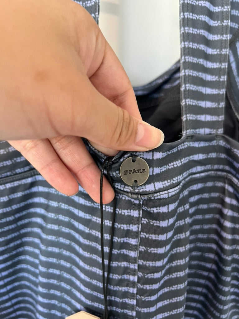 Seller #76 - Prana Cantine Dress NWT - Gray Blue Wicker - Size Small