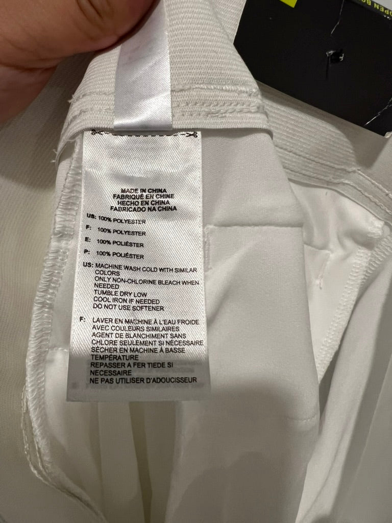 Seller #76 - Adidas Boys Triple Stripe Open Bottom Pant White Size Small Aeroready NWT $25
