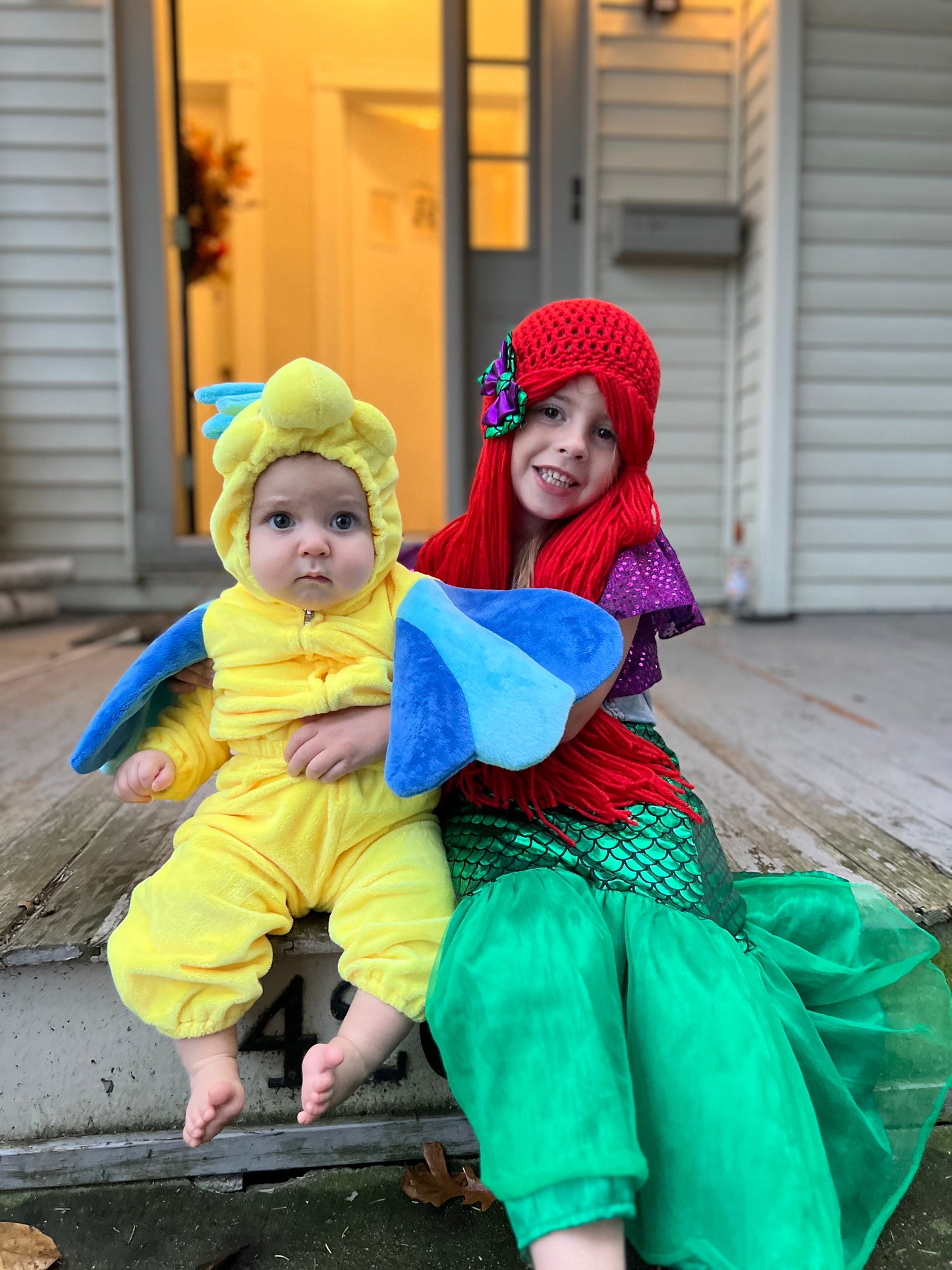 #129 12m Flounder Halloween costume