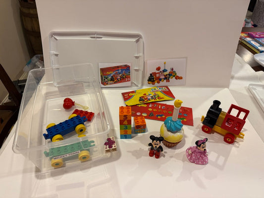 179 "Reduced" Duplo Minnie & Mickey Birthday Train