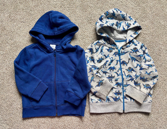 #43 Amazon Essentials Zip Up Hoodies Boys 2T VGUC-GUC